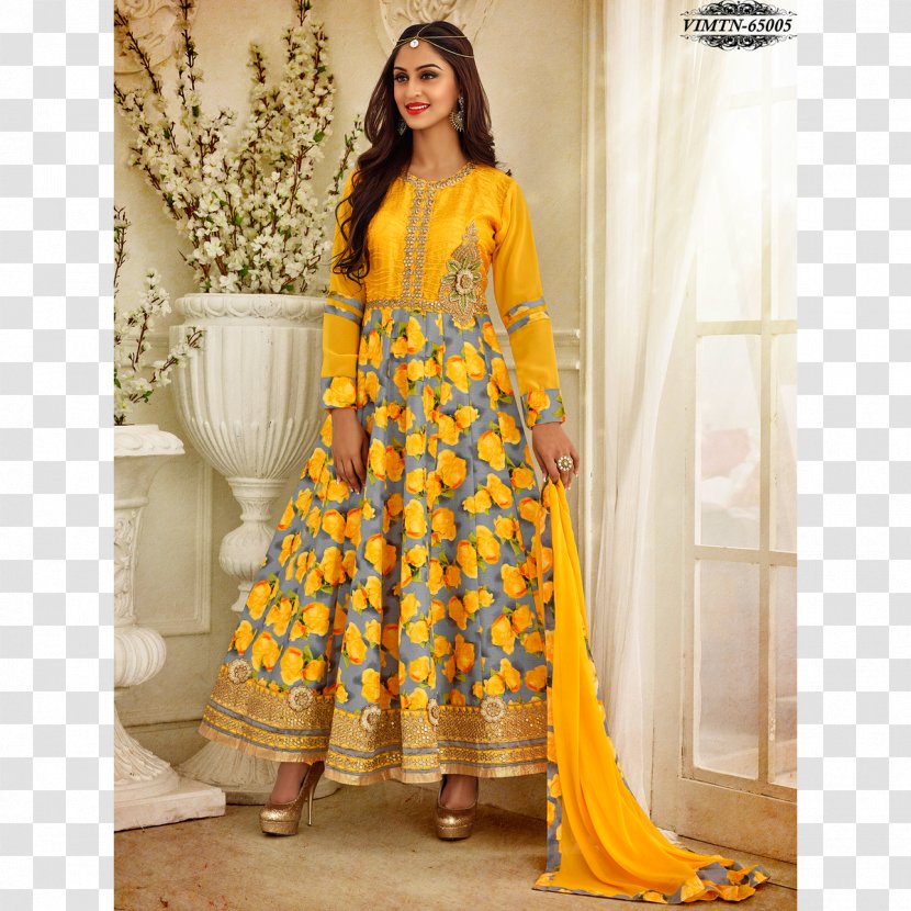 Shalwar Kameez Anarkali Salwar Suit Dress Clothing - Garba Transparent PNG