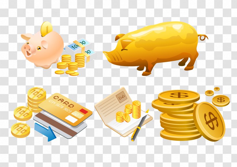 Money Adobe Illustrator Icon - Piggy Bank - Coin Card Appliances Transparent PNG