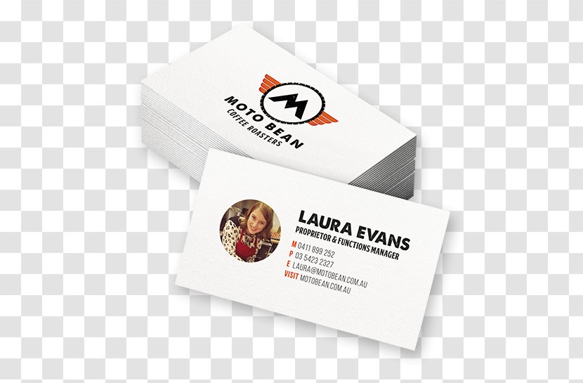 Logo Brand Business Cards Font - Coffee Card Transparent PNG