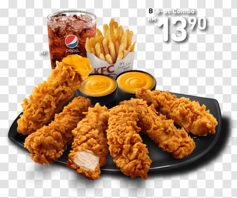 Crispy Fried Chicken McDonald's McNuggets Fingers KFC - Romano Cheese Transparent PNG