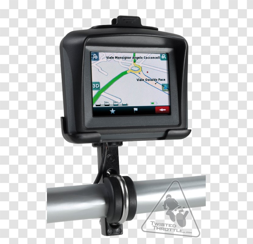 GPS Navigation Systems Motorcycle Automotive System Bicycle - Electronic Device Transparent PNG