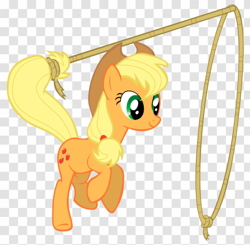 Applejack DeviantArt Pony .by - My Little Friendship Is Magic - Lasso Transparent PNG