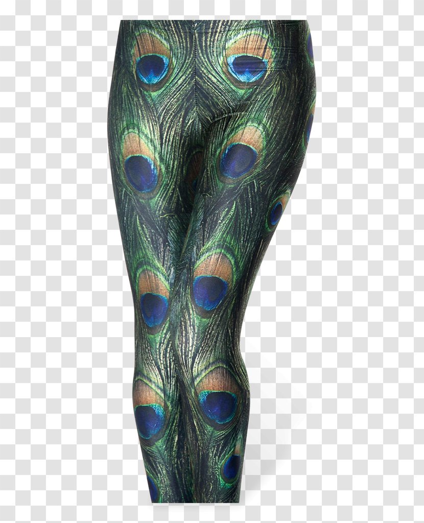 T-shirt Leggings Tights Peafowl Jeggings - Fashion - Peacock Transparent PNG