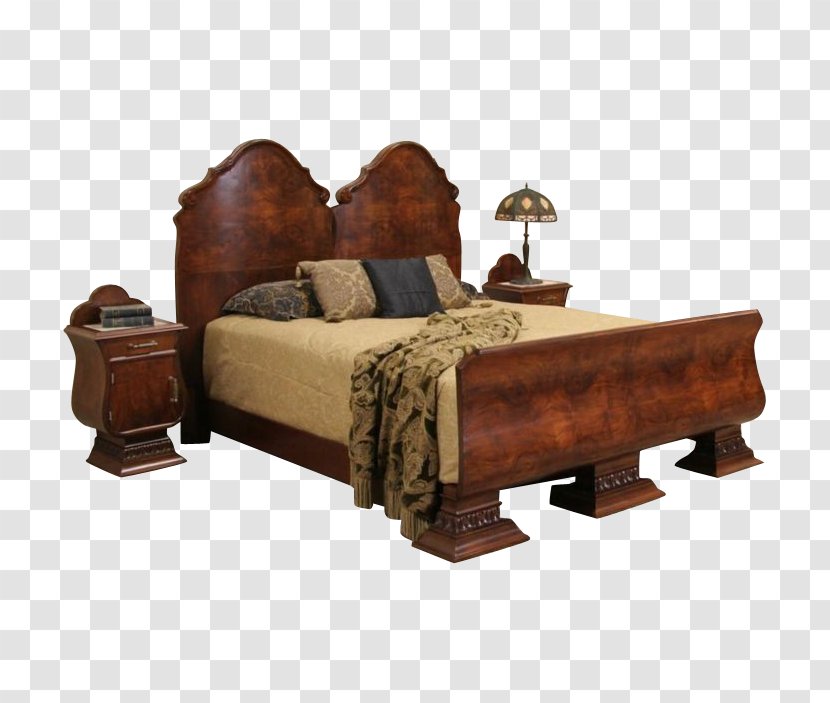 Bedroom Furniture Sets Bedside Tables - Chair - Antique Carved Exquisite Transparent PNG
