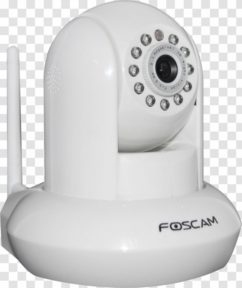 Pan–tilt–zoom Camera 720p IP H.264/MPEG-4 AVC Foscam FI9821W - Fi9821p Transparent PNG