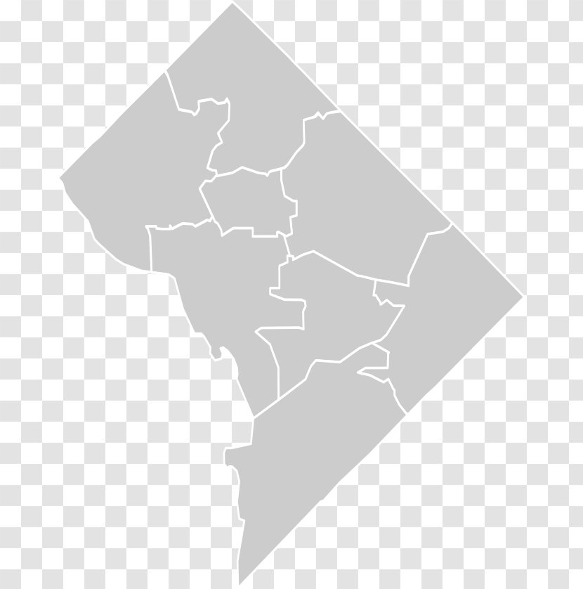 Washington, D.C. Mayoral Election, 2006 2010 2014 Mayor Of District Columbia, DC - United States America - Map Transparent PNG