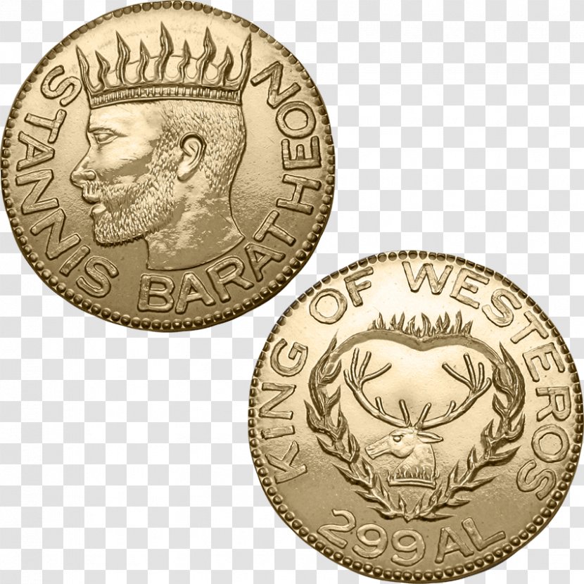 Coin Stannis Baratheon Dragon Medieval Fantasy Iron Throne Transparent PNG