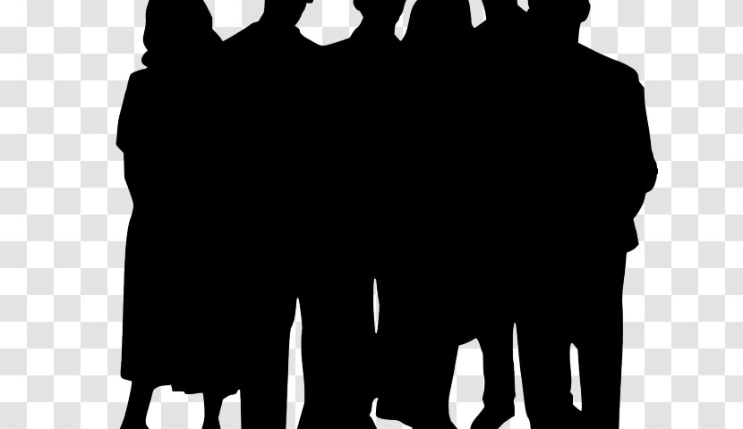 Clip Art Silhouette Vector Graphics Chicago Drawing - Jury - Crowds Shadow Transparent PNG
