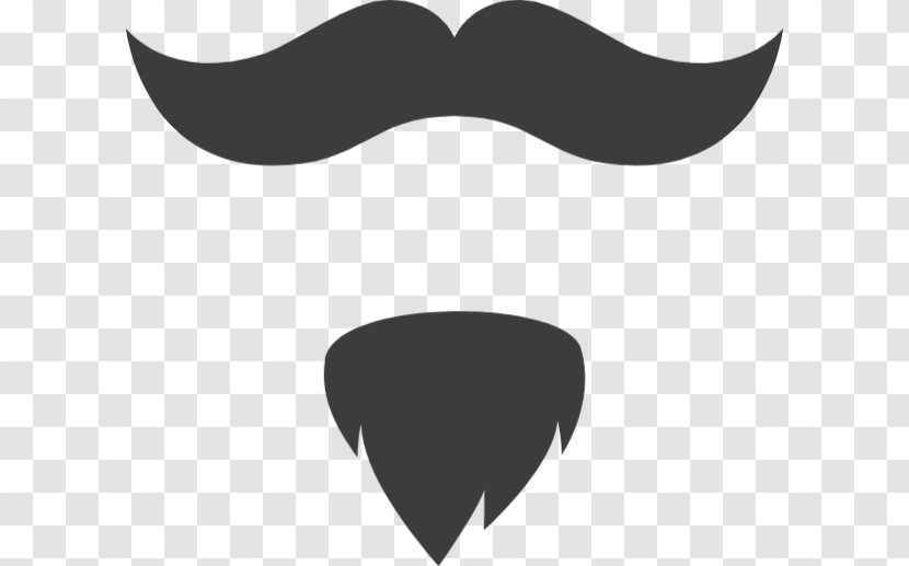 Beard Moustache Clip Art Design Vector Graphics - Facial Hair Transparent PNG