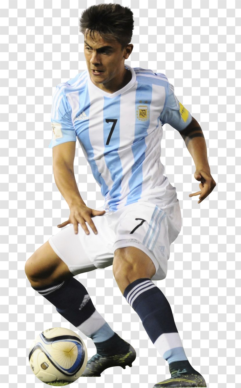Paulo Dybala Argentina National Football Team Player - Jersey - World Cup Transparent PNG