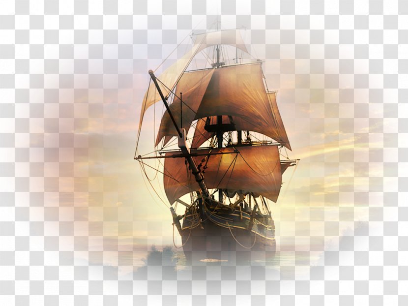 Sailing Ship Galleon Tall English Language Transparent PNG