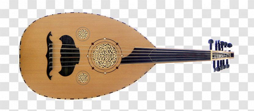 Oud Musical Instruments Acoustic-electric Guitar Cuatro - Flower - Arabic Style Transparent PNG