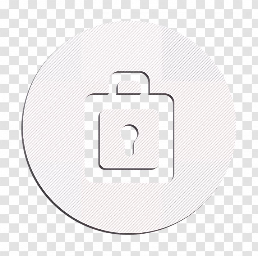 Linecon Icon Lock Pass - Logo - Blackandwhite Transparent PNG