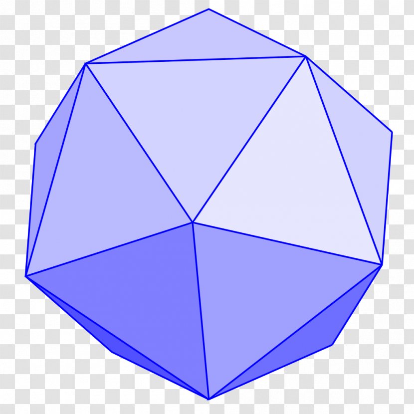 Regular Icosahedron Geometry Angle - Chemical Element - Euclidean Transparent PNG
