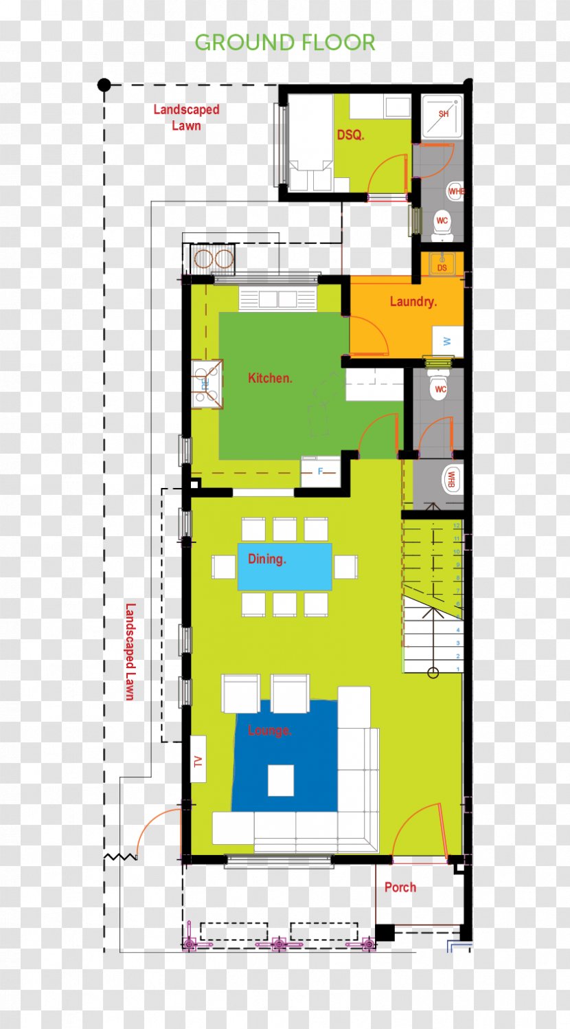Floor Plan House Building - Bedroom Transparent PNG