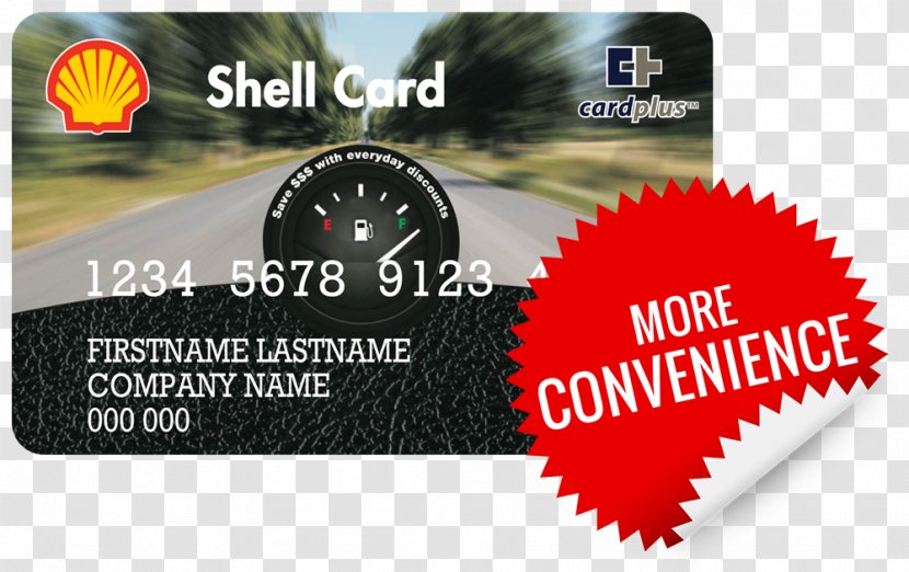 Fuel Card Royal Dutch Shell Credit Oil Company Business Cards - Brand Transparent PNG