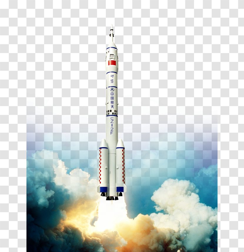 Jiuquan Satellite Launch Center Tianzhou 1 Shenzhou 10 Spacecraft - Tree - China Aerospace Science And Technology Space Rocket Cosmic Diagram Transparent PNG