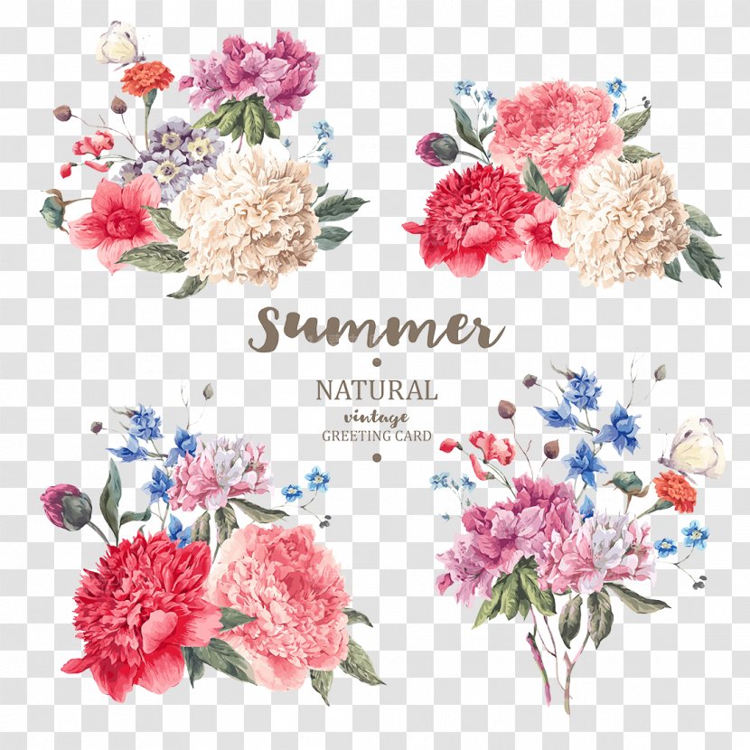 Flower Stock Photography Illustration Stock.xchng - Cornales - Beautifully Hand-painted Flowers Vector Material Plant Transparent PNG