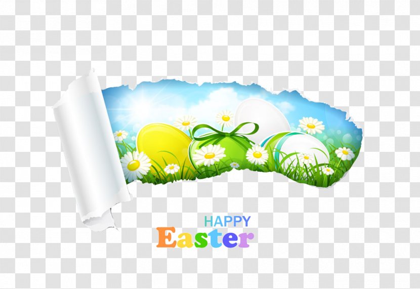 Paper Easter Egg Clip Art - Grass - Stickers Transparent PNG