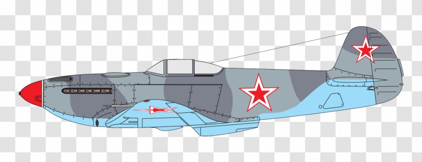 Lavochkin La-5 La-9 Yakovlev Yak-9 Polikarpov I-16 Yak-1 - Aircraft Transparent PNG