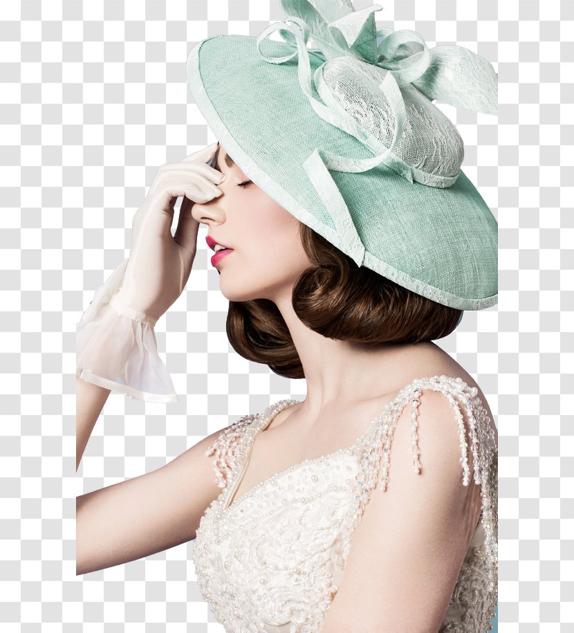 Model Beauty Fashion Aesthetic Canon - Hat - Foreign Material Transparent PNG