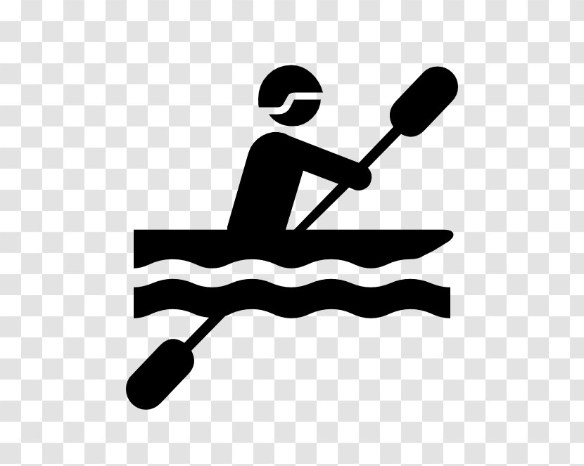 Canoeing Kayak Paddle Clip Art - Silhouette - Bocapalma Ski Club Transparent PNG