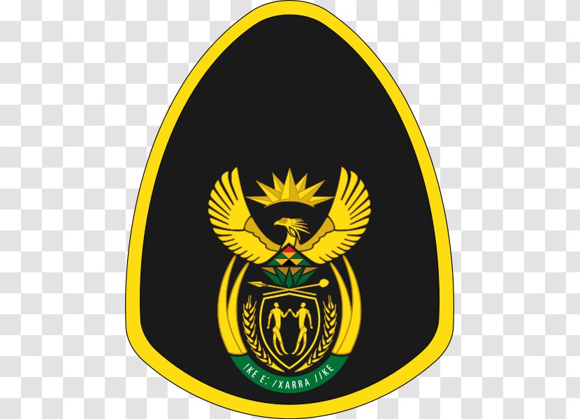 South African Navy Warrant Officer National Defence Force Army - Crest - Yellow Transparent PNG