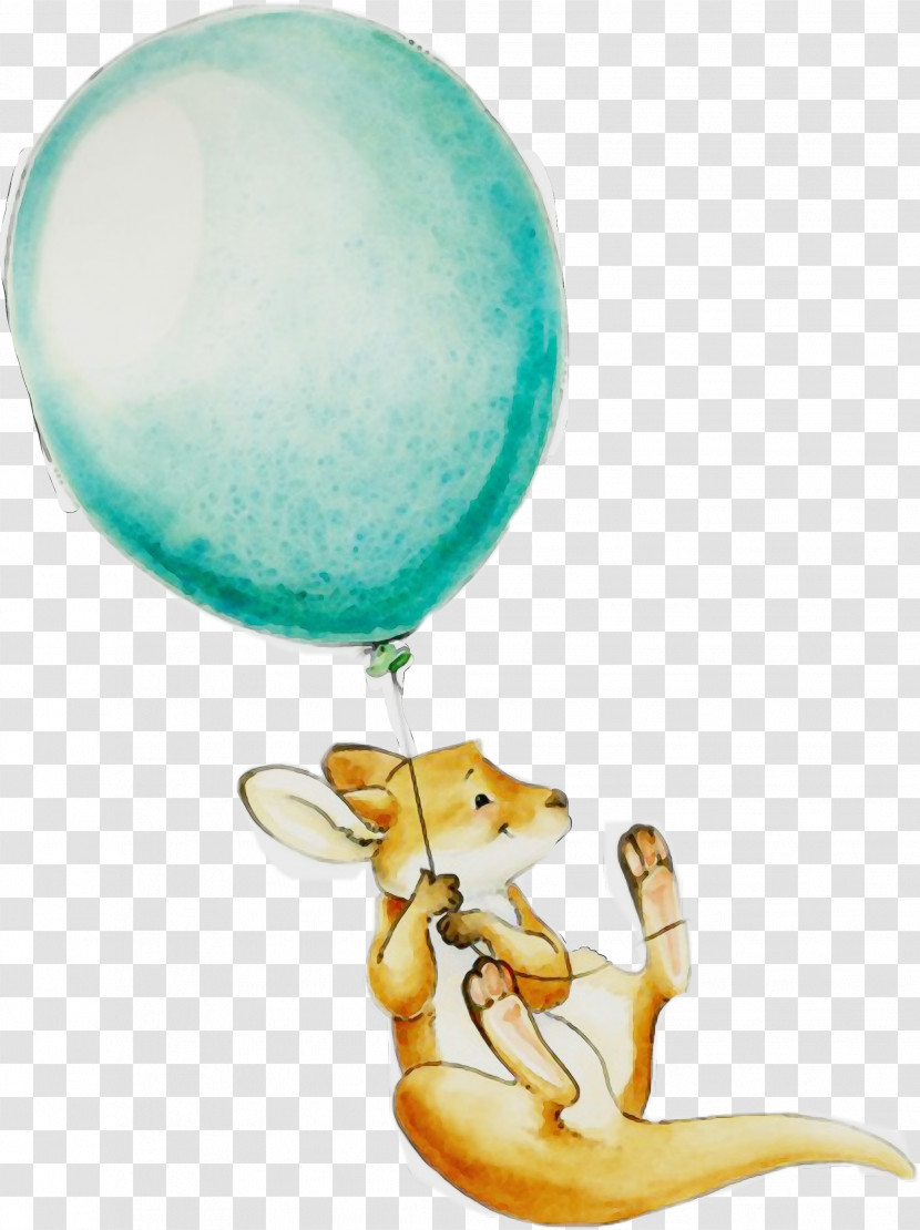 Balloon Turquoise Party Supply Transparent PNG