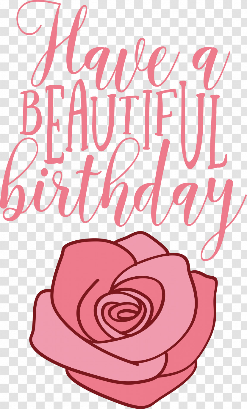 Beautiful Birthday Transparent PNG