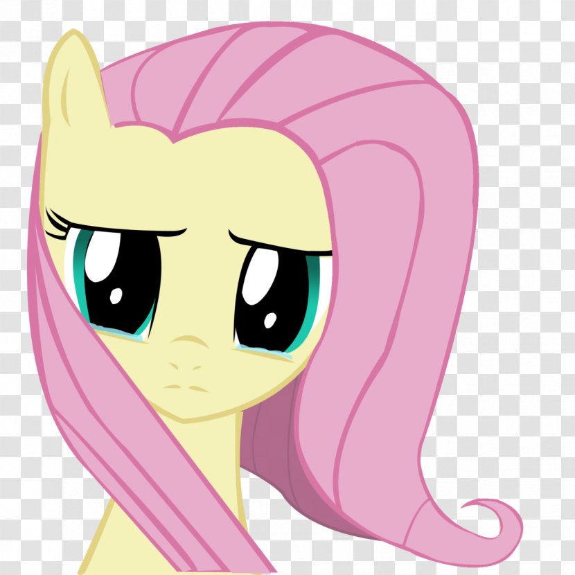 Fluttershy Sadness Depression Eye Image - Tree Transparent PNG