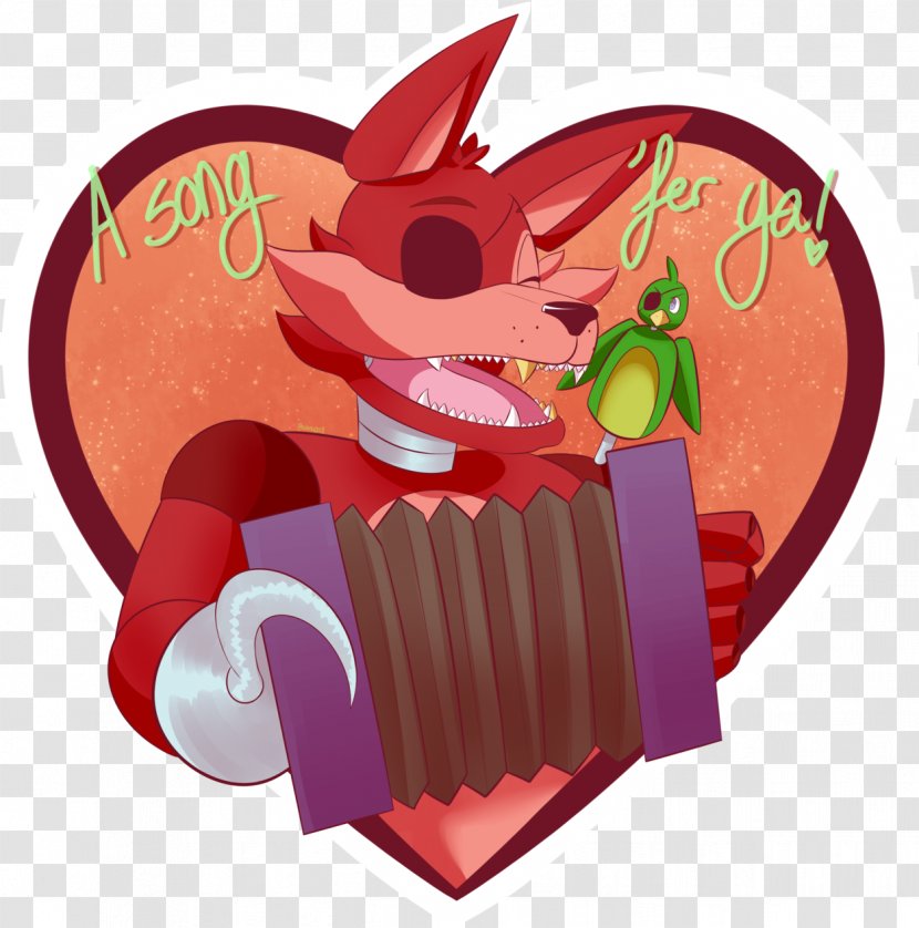 Love Background Heart - Five Nights At Freddys - Valentines Day Transparent PNG