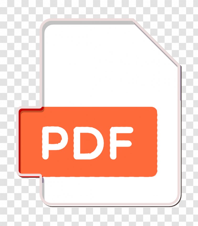 Pdf Icon Files - Material Property - Rectangle Sign Transparent PNG