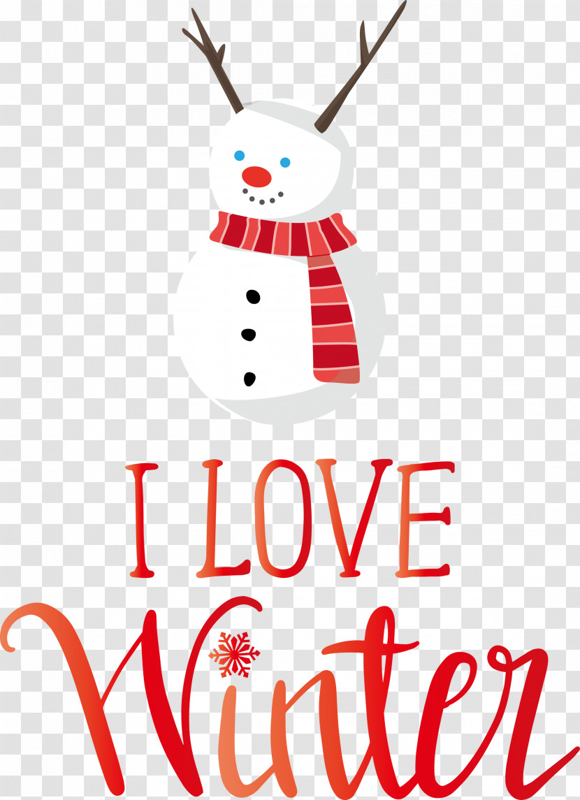 I Love Winter Winter Transparent PNG