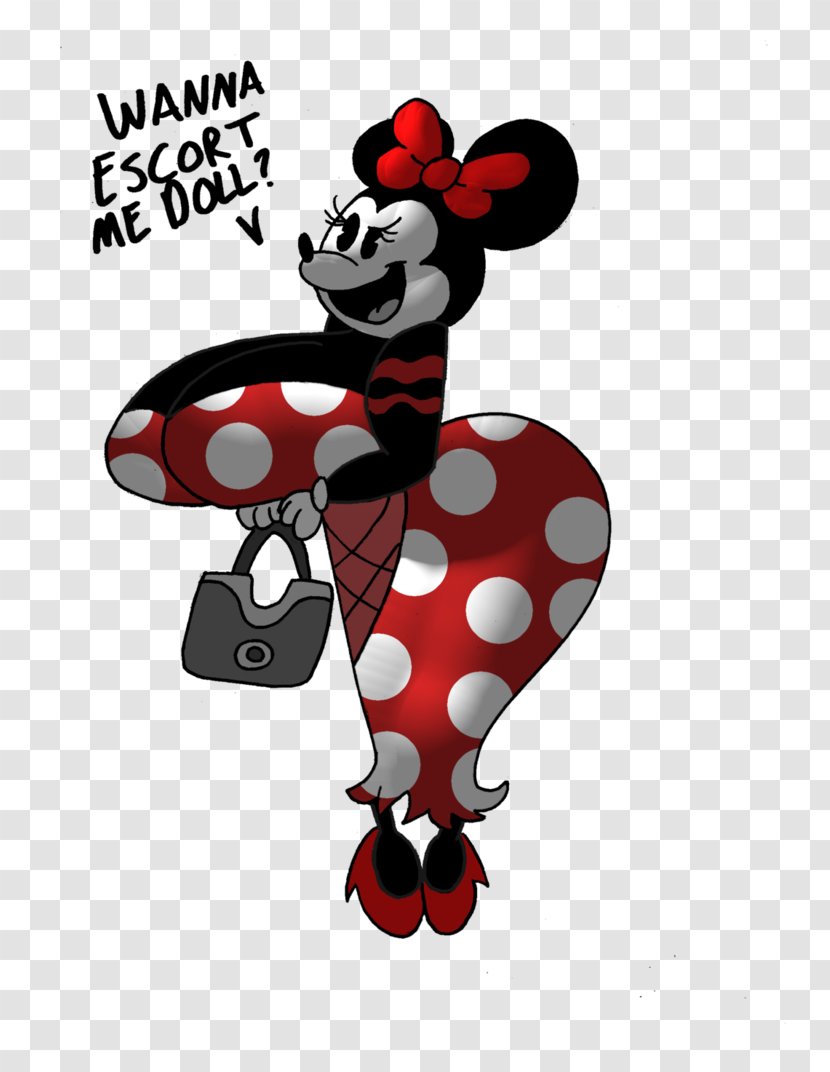 Minnie Mouse Character Cartoon Clip Art - Insect - Kiss Transparent PNG
