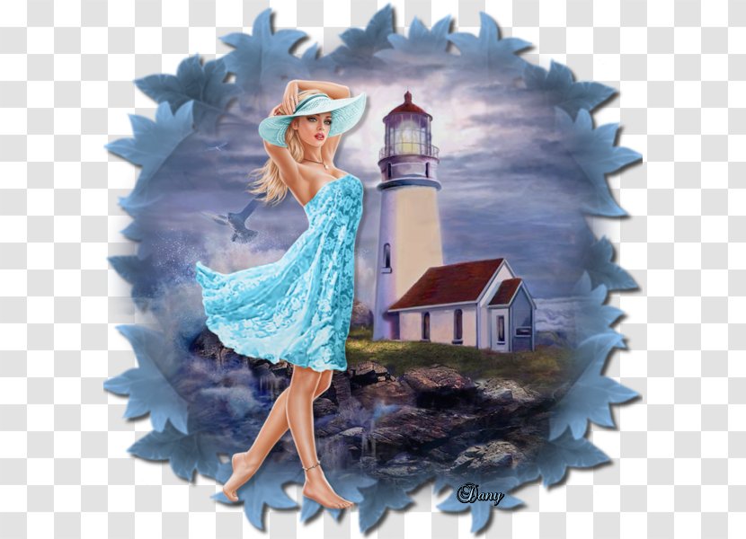 Painting Lighthouse Textile Cape Blanco Light Art - Angel Transparent PNG