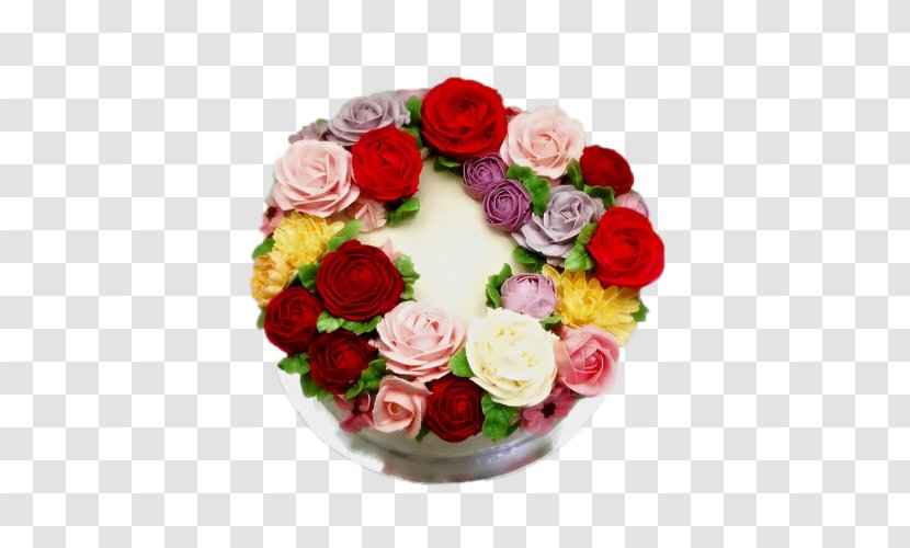 Torte Birthday Cake Cupcake Buttercream - Flower Transparent PNG