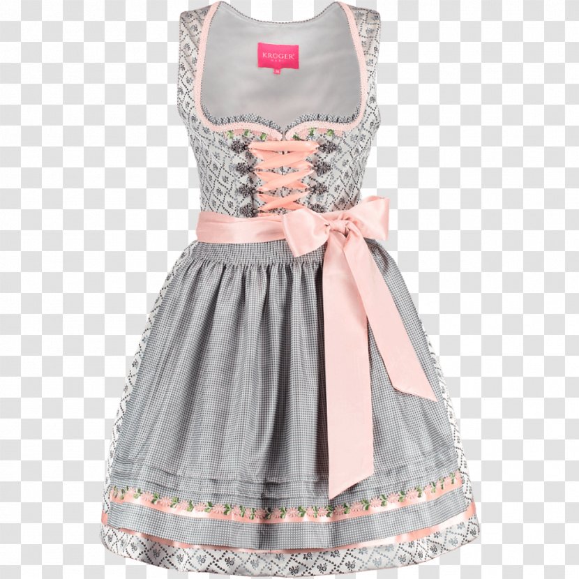 Dirndl Apron Folk Costume Dress Skirt - Zipper Transparent PNG