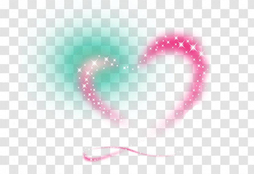 Colorful Heart-shaped Glare - Smile - Love Transparent PNG