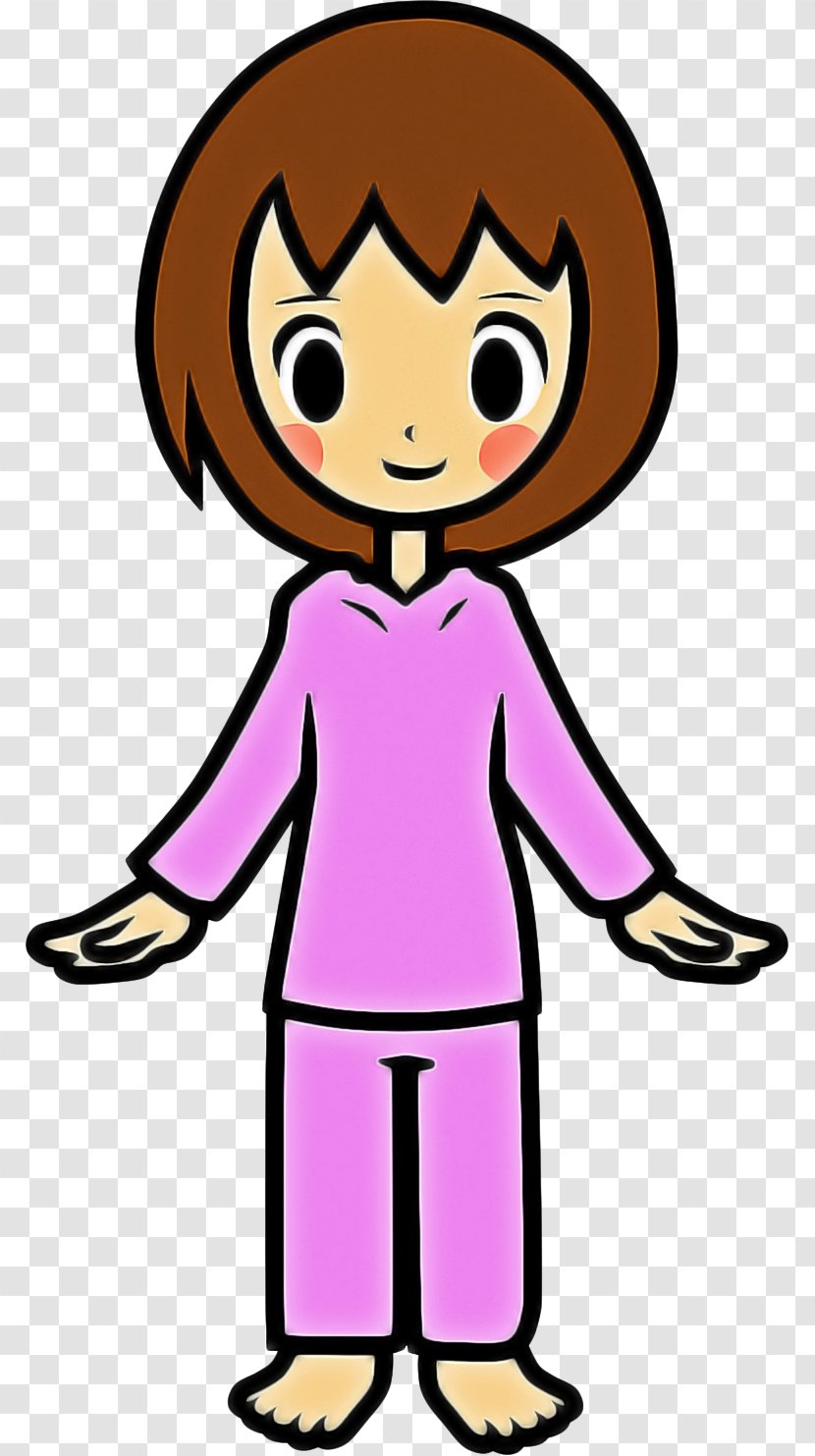 Girl Cartoon - Smile - Style Happy Transparent PNG