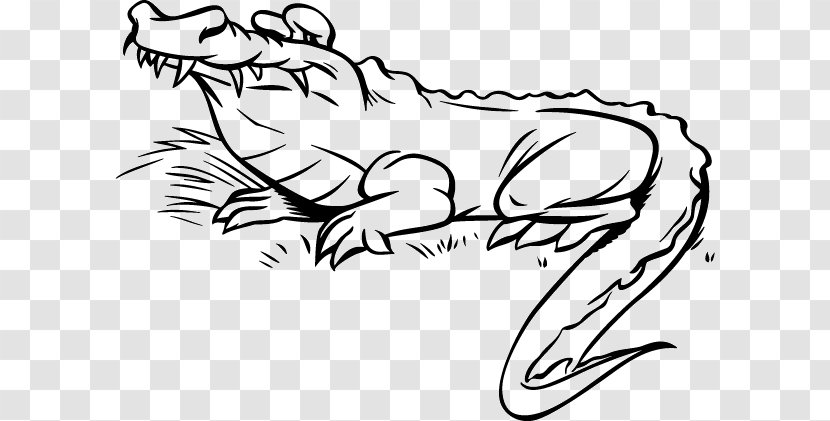 Crocodile Alligators Clip Art Openclipart Drawing - Watercolor Transparent PNG