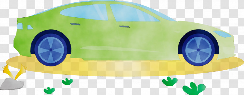 Vehicle Door Green Yellow Vehicle Car Transparent PNG