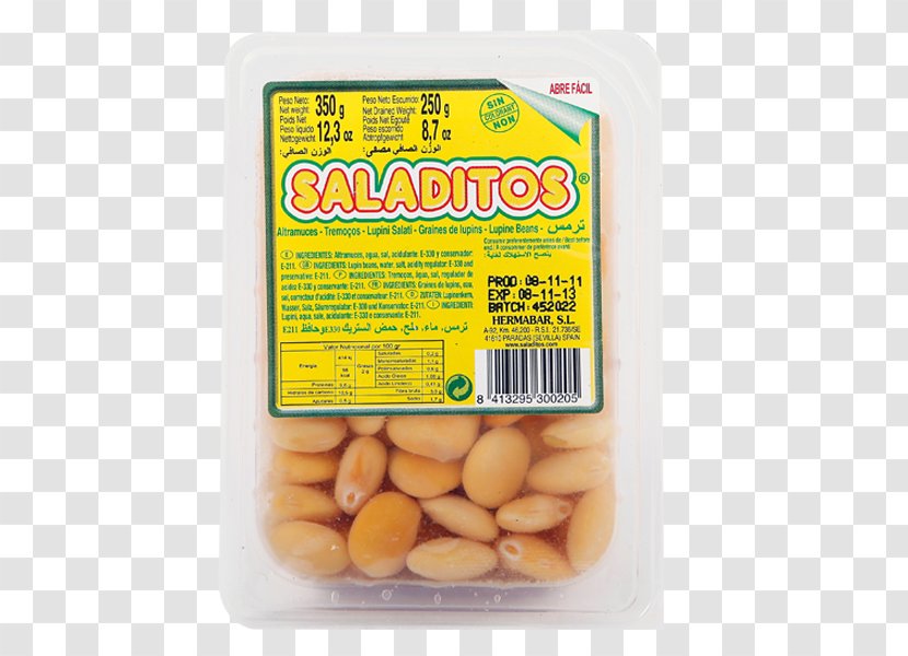 Lupin Bean Saladitos Lupinus Mutabilis Legume Food - Bags Of Rice Transparent PNG