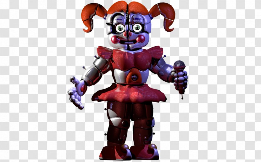 Five Nights At Freddy's: Sister Location Circus Infant Jump Scare - Action Figure Transparent PNG