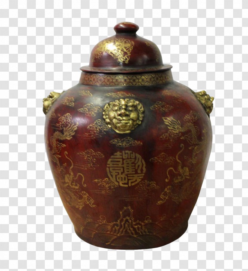 Vase Chinese Ceramics Jar Porcelain - Pottery Transparent PNG