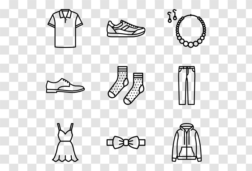 Clip Art - Black - Clothes Transparent PNG