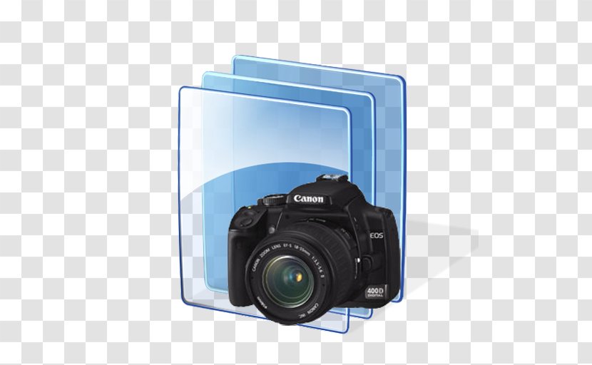Canon EOS 400D 30D 300D 5D Camera - Single Lens Reflex Transparent PNG