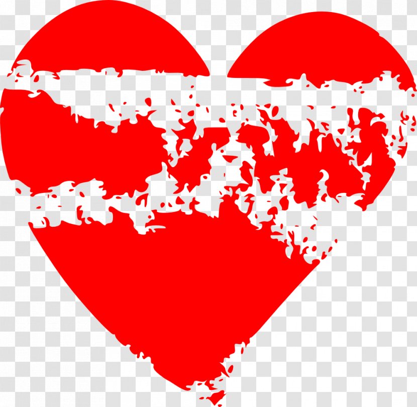 Heart Grunge Clip Art - Frame - Hearts Transparent PNG