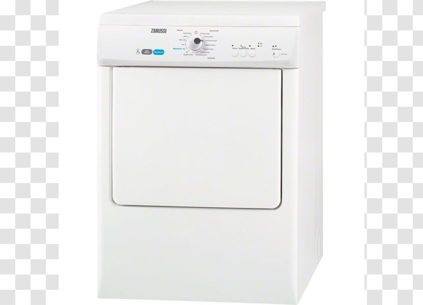 Clothes Dryer Zanussi ZTE7101PZ Laundry Home Appliance - Tumble Transparent PNG