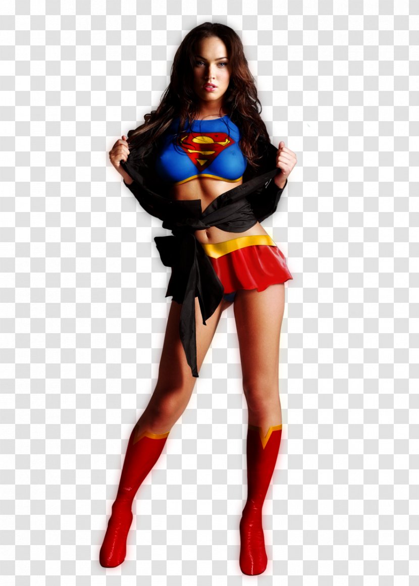 Superman Superwoman DeviantArt Photography - Watercolor - Megan Fox Transparent PNG