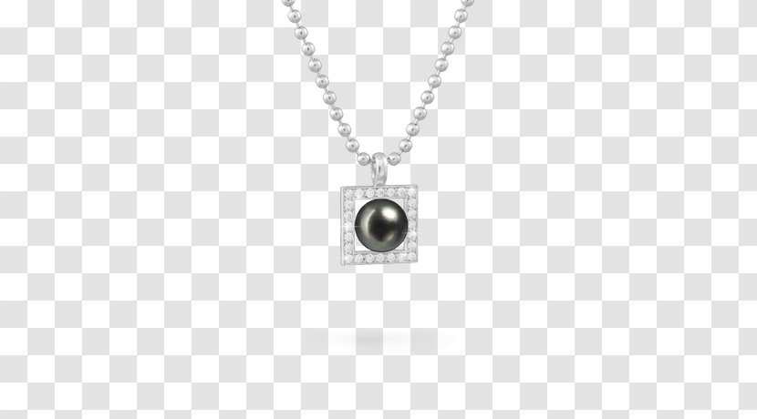 Locket Necklace Gemstone Silver Chain - Jewellery - Black Square Transparent PNG